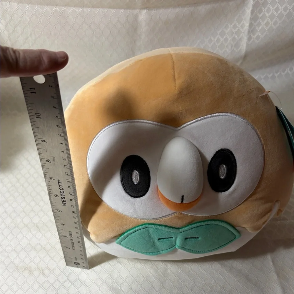 Plush Bird Toy - Tan and White